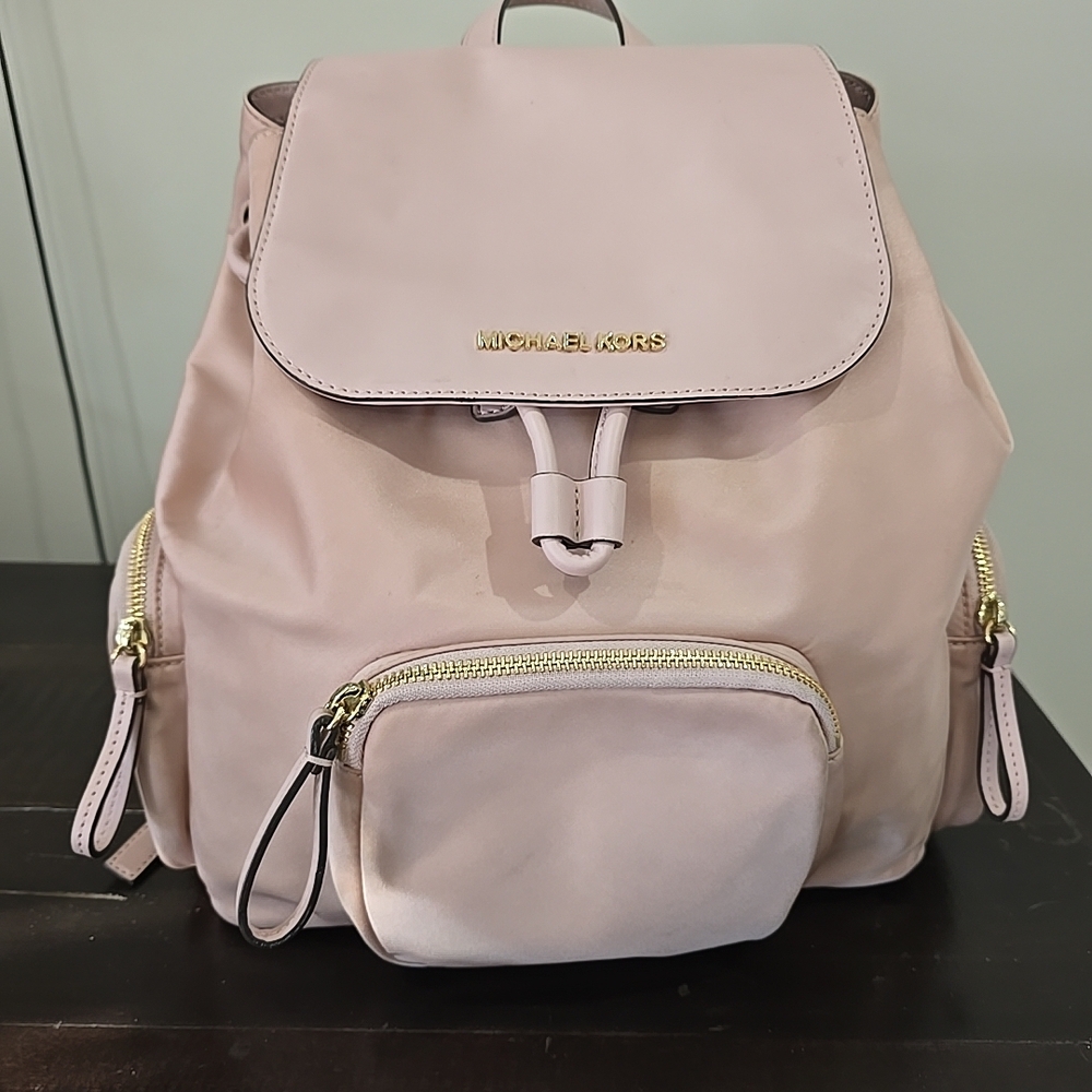Michael Kors Abbey Large Cargo Backpack in the color Blossom